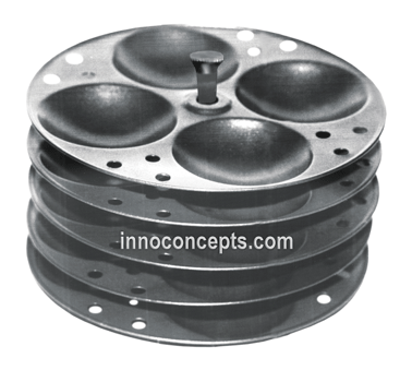 Non-Stick Idli Plates Set